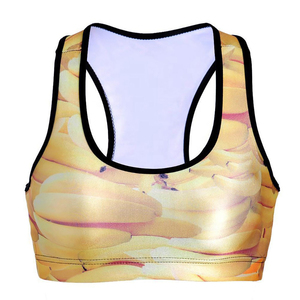 เสื้อกล้ามระบายอากาศกันกระแทกสำหรับผู้หญิงเสื้อกล้ามออกกำลังกายฟิตเนสยิมสปอร์ตบราออกกำลังกายหลังเซ็กซี่ - Product Image 2