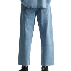 Straight Fit Casual Pants for <b>Men</b> / Custom Regular Fit Denim <b>Men</b> Pant / Wholesale Price Blue Denim <b>Jeans</b> for <b>Men</b> Breathable - Product Image 5