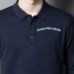 เสื้อโปโลสำหรับผู้ชายเสื้อยืดโปโลกอล์ฟออกแบบโลโก้ได้ตามต้องการ - Product Image 3