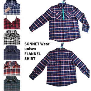 เสื้อเชิ๊ตผ้าสักหลาดคุณภาพสูงน้ำหนัก200 GSM 300GSM มากกว่า10ลายสก็อตสำหรับฤดูใบไม้ร่วง/ฤดูหนาว - Product Image 5