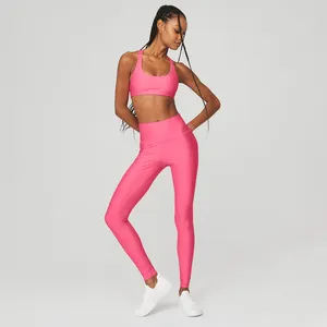2023 Mas Active Trade Sportswear 2 Piece Yoga sets ginásio Fitness Yoga wear Workout Vestuário para As Mulheres