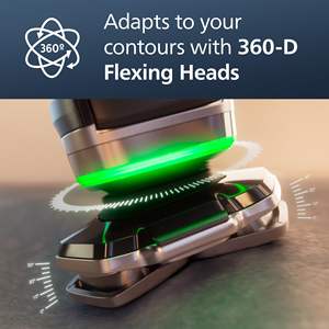 Mini Afeitadora Eléctrica de Triple Cuchilla, Húmeda y Seca, con Sistema de Limpieza, Base de Carga, Resistente al Agua IPX7, Estuche de Viaje Incluido - Product Image 5