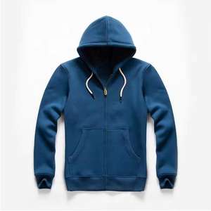 Nouvel arrivage de sweats à capuche personnalisés décontractés pour hommes impression bouffante Premium nouvelle mode 100% coton épais teint uni de qualité supérieure - Product Image 4