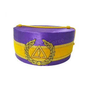 Chapeau Maçonnique Écossais Brodé Personnalisé Nouveau Design Broderie Velours Arche Royale Imperméable Quatre Saisons Homme Adulte Haute Qualité - Product Image 6