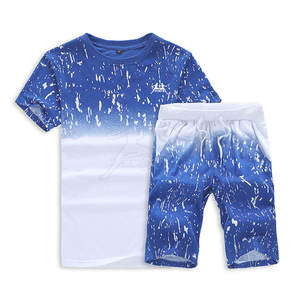 Concevez votre propre logo Ensemble t-shirt et short confortables Meilleures ventes Ensemble t-shirt et short de haute qualité - Product Image 1