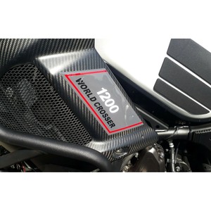 2 Pezzi Adesivi Deflettori Laterali in Gel 3D, Accessori Decorativi per Moto Compatibili con Yamaha SUPER TENERE - Product Image 3