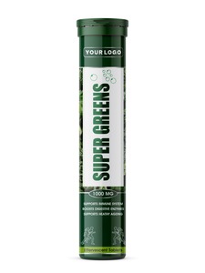 Vendita calda della fabbrica diretta Superfood Super verdi effervescenti supplemento giornaliero con Wheatgrass Spirulina adulti prezzo all'ingrosso - Product Image 1