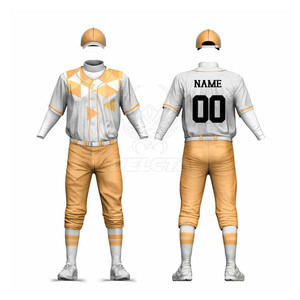 Uniforme de béisbol de equipo hecho profesional, ropa deportiva cómoda, uniformes de béisbol de secado rápido - Product Image 3