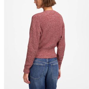 Femmes élégant col carré à manches longues doux extensible pull décontracté haut confortable hiver automne chaud pull tricoté - Product Image 4