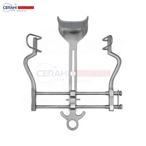 Rétracteur manuel en acier inoxydable Balfour modèle CDSK-060, classe I, garantie 1 an pour instruments chirurgicaux abdominaux généraux - Product Image 1