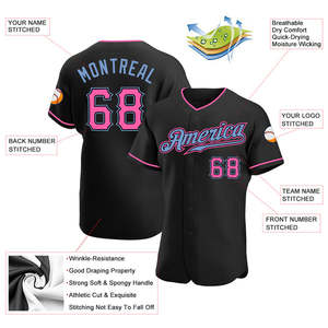 Fournisseur en gros de maillot de baseball professionnel respirant léger à séchage rapide résistant à l'humidité vêtements d'équipe cousus durables - Product Image 6