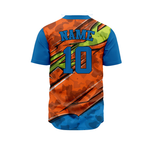 Maillot de baseball imprimé OEM, maillots de baseball pour hommes avec design américain, design personnalisé, maillot de softball unisexe - Product Image 4