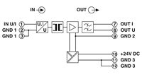 Module PLC DCI Phoenix Contact pour contrôleur industriel, 24V DC, 1 entrée/sortie analogique, unité d'extension, montage sur rail DIN DE