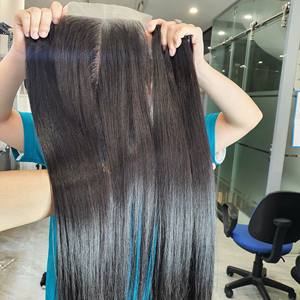 Venta caliente virgen vietnamita máquina cruda doble trama pelo Color Natural hueso recto sin enredos sin caída precio al por mayor - Product Image 3