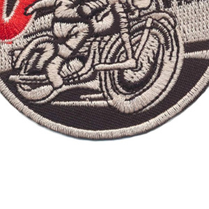 TEPRA SPORTS Patchs brodés personnalisables avec couleur personnalisée en forme de cœur, en tissu feutré thermocollant pour chapeaux et vêtements - Product Image 5