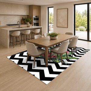 <b>RUGS</b> DEPOT LXDP-0803 Wholesale <b>Charcoal</b> <b>Grey</b> Traditional Anatolian Digital Printed Machine Washable Chenille Area <b>Rug</b> Non Slip - Product Image 4