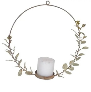 Guirnalda de Velas de Hierro y Zinc para Decoración Navideña, Portavelas para 4 Velas, Decoración para Fiestas y Año Nuevo - Product Image 6