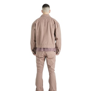 เสื้อกันลมผู้ชายแบบมีฮู้ด รุ่นใหม่ล่าสุด ผลิตตามสั่ง (OEM) ขายส่ง ระบายอากาศได้ดี มีกระเป๋าหลายช่อง ทรงปกติ ผลิตจากโพลีเอสเตอร์ เหมาะสำหรับใส่ลำลองในฤดูหนาว - Product Image 5
