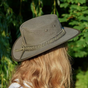 Meilleure vente de chapeaux Safari en coton ciré Approvisionnement direct de l'usine Chapeaux Safari en coton léger de taille personnalisée Vente en gros - Product Image 4