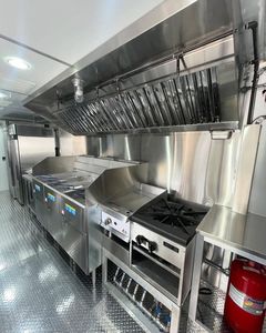 Nuevo camión de comida de cocina móvil de remolque de furgoneta de carga cerrada de acero galvanizado para restaurantes a la venta en EE. UU. - Product Image 6