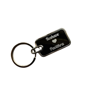 Metal Ring Shape Gray & Silver Finished Tag Keychain Fashion Anti-Lost Bag & Car <b>Key</b> Carabiner Promotional <b>Blank</b> Keyring - Product Image 6