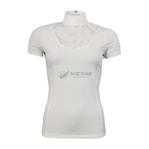 เสื้อเชิ้ตผู้หญิงเนื้อผ้านุ่มเบาสบาย ทรงยืดหยุ่น เหมาะสำหรับกิจกรรมขี่ม้า ระบายอากาศได้ดี สวมใส่สบาย รับสั่งตัดตามแบบ - Product Image 1