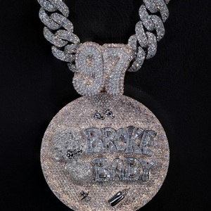 Colgante de Diamantes Hecho a Mano con Diseño Único para Mujer |   Joyería de Alta Calidad, Brillo Superior, Estilo Elegante a un Precio Accesible - Product Image 6