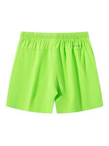 Shorts Homme en Soie Glacée Séchage Rapide pour Course, Sport et Plage – Longueur Cinq-Quarts, Vêtement d'Extérieur Respirant Grande Taille avec Logo Imprimé pour l'Été - Product Image 4