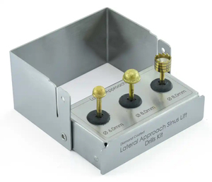 Dental Lateral y Crestal Approach Diamond Burs Kit Sinus Lift Cirugía Acero inoxidable - Product Image 2