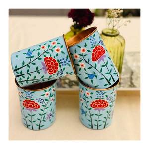 Conception personnalisée Gobelet fabriqué à la main Personnaliser la conception de boire Fabricant OEM de l'Inde avec qualité d'exportation - Product Image 1