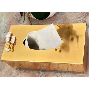 Home Dining Table Decorative <b>Tissue</b> Box Napkin Holder Modern Design Ramadan Decoration <b>Tissue</b> Storage Box Islamic Festive Usage - Product Image 6