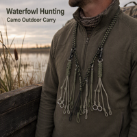 Lanière pour le sonnettement des canards - Matériau en polyester durable avec plusieurs boucles, sangle réglable pour la chasse aux oiseaux aquatiques en extérieur