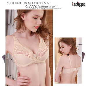 Soutien-gorge en dentelle ultra-mince transparent et respirant pour femmes, soutien-gorge à armatures ajustable, <span class=keywords><strong>lingerie</strong></span> - Product Image 4