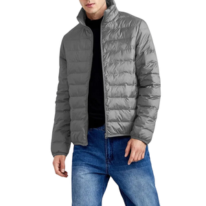 Veste matelassée imperméable d'inspiration aéronautique pour homme - Excellent col montant, design multi-poches pour les trajets quotidiens et les sorties - Product Image 3