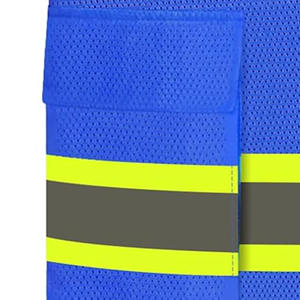 Chaleco de Seguridad de Alta Visibilidad para Trabajadores, Logotipo Personalizado, Certificado CE/UE, Tejido de Algodón/Nailon/Poliéster, OEM, Cargado por Dress Sports - Product Image 3