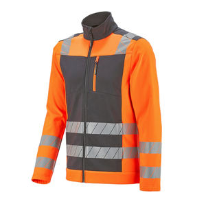 Wholesale Direct Factory Available Reflector Hi-vis <b>Safety</b> Softshell Jacket Construction - Product Image 1