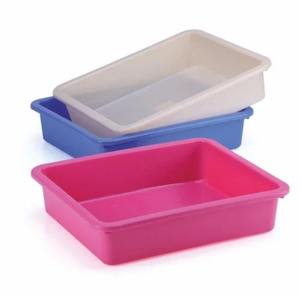 Bandeja de Plástico Multiusos Rectangular, Bandeja Médica 400x400x70mm, Resistente a Desgarros, Hecha en India, Venta al Por Mayor - Product Image 2