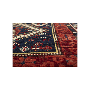 Alfombra de Yute Geométrica Azul Aalam, Alfombra Grande de Lana de 9x12 para el Hogar, para la Entrada, Junto a la Cama o el Pasillo-Paem-1388 - Product Image 3