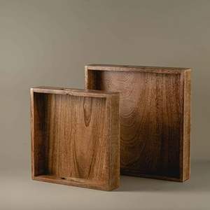 Plateau de service de mariage en bois unique de qualité naturelle pour Table à manger Vaisselle de cuisine Décoration intérieure Assiette à vaisselle artisanale - Product Image 4