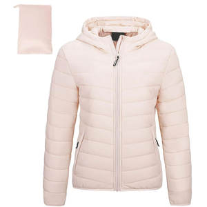 Abrigo acolchado ecológico de alta calidad para mujer, chaqueta de invierno ligera de manga larga con plumón transpirable para niñas - Product Image 1