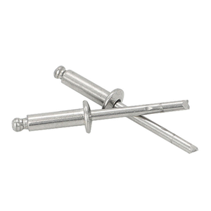 Remache ciego de extremo abierto de acero inoxidable SS04 y aluminio, pulido, 2.4mm-7.8mm, 6mm-80mm - Product Image 1