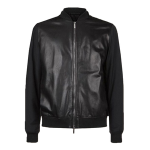 Chaqueta de invierno Vintage para hombre de High Street en cuello alto de cuero PU pesado con estilo Hip Hop Casual Nylon Shell Plus Size - Product Image 5