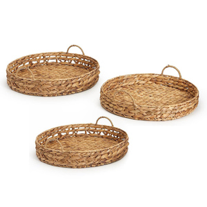 ชุดถาดสานมือขายส่ง ถาดหวายคุณภาพสูง สำหรับใส่ผลไม้และเครื่องดื่ม - Product Image 2
