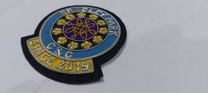 Etiquettes de vêtements en polyester tissées à la main de luxe élégantes, badges brodés en fil métallique, emblèmes, patchs pour vêtements, badges britanniques - Product Image 6