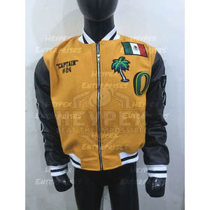 เสื้อแจ็คเก็ตทีมตัวแทนของผู้ชายปกตั้งดีไซน์ทันสมัยสำหรับฤดูหนาวขายส่งใน2025สินค้าคุณภาพสูงผลิตในปากีสถาน - Product Image 1