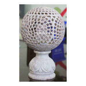 Magnifique Porte-Bougie en Pierre Naturelle Sculptée à la Main de Haute Qualité pour la Décoration de la Maison et les Cadeaux d'Affaires - Product Image 1