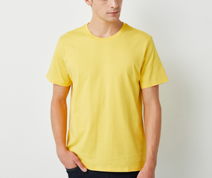 Camiseta TWS de alta calidad para hombre, algodón de 210gsm, cuello de secado rápido, Impresión de logotipo personalizado, camiseta de fábrica al por mayor para hombre - Product Image 4