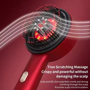Phenitech, recién llegado, peine de masaje, <span class=keywords><strong>cepillo</strong></span> de pelo eléctrico portátil para relajación del cuero cabelludo, promueve el crecimiento saludable del cabello - Product Image 4