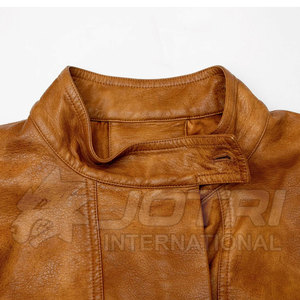 Breathable Winter Warm Women Croptop <b>Leather</b> Jackets Casual Wear Women Croptop <b>Leather</b> Jackets in Reasonable Price - Product Image 3