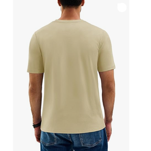 T-shirt pour homme 230gsm lourd 100% coton sérigraphie personnalisée design uni logo avant surdimensionné haute qualité BD - Product Image 2